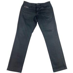 Fried Denim Mens Slim Fit Black Jeans 33x29* Solid Stretch Denim Pants